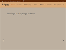Tablet Screenshot of juwelier-hilgers.de